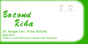 botond riha business card
